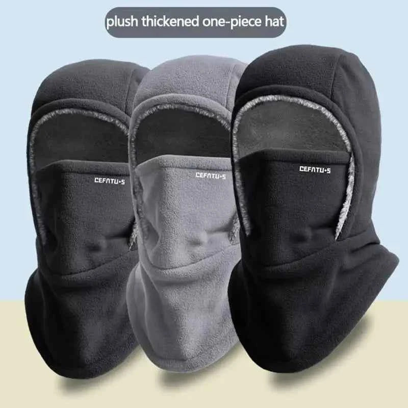 Fleece Riding Face Mask, Warm Windproof Balaclava for Outdoor Sports