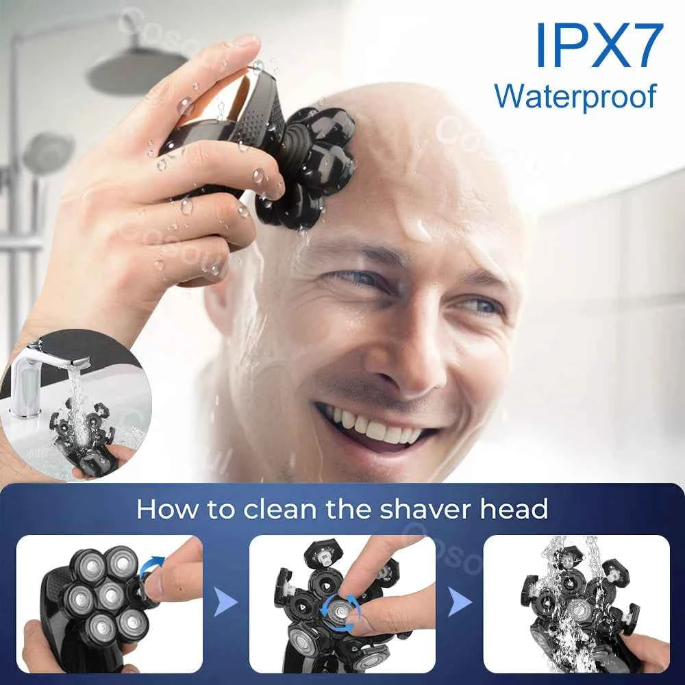 Powerful Bald Head Shaver Effortless Mens Grooming