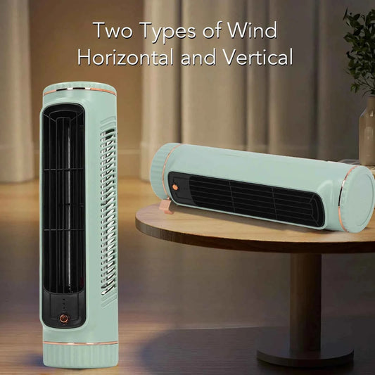 Quiet Rechargeable Bladeless Cooling Fan for Desk  Table