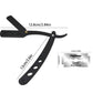 Classic Black Folding Barber Razor Holder for Men