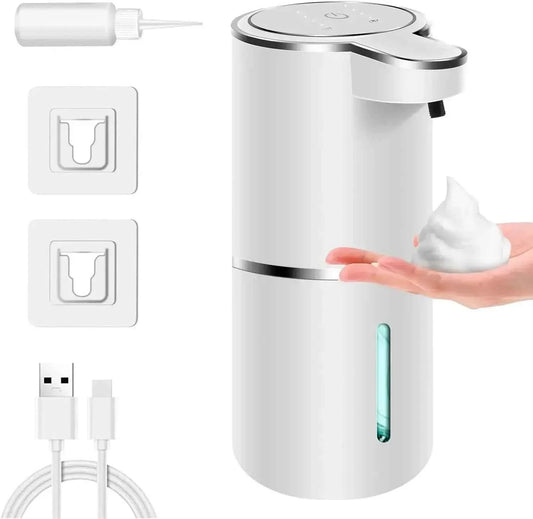 Touchless Foaming Soap Dispenser Rechargeable Adjustable Clean