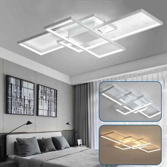 Modern LED Ceiling Light RemoteControlled Brilliant Illumination