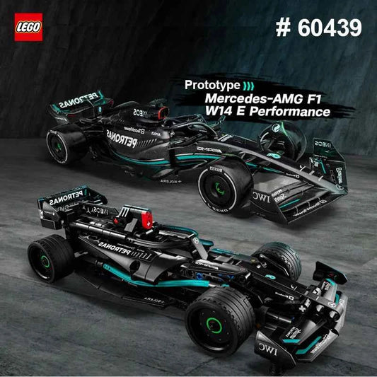 LEGO Technic Mercedes F1 W14 Build Race Play