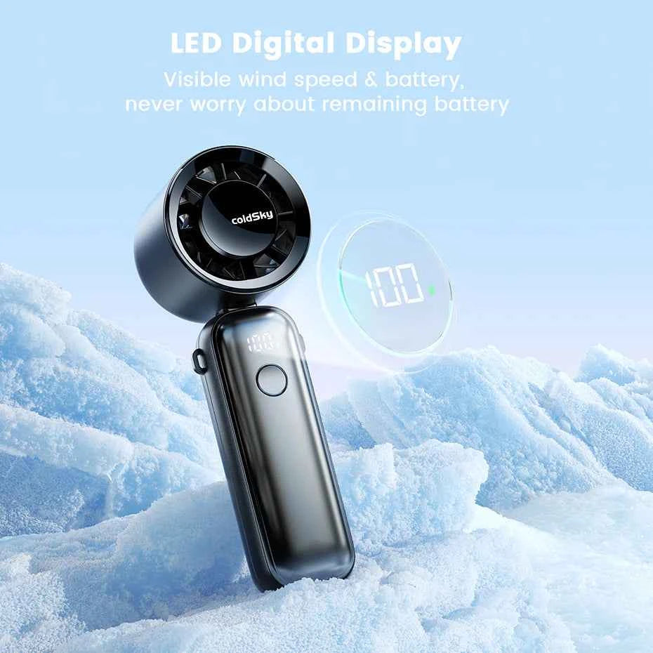 coldSky Portable Fan Cool Comfort Anywhere Anytime