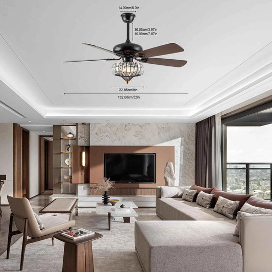 Smart Silent Ceiling Fan Light Modern Comfort