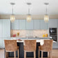 Elegant Crystal Pendant Lights Chrome Clear Beads Adjustable