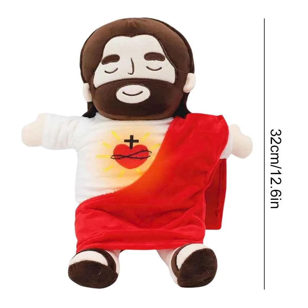 Breathing Jesus Plush Comfort Music and Faith for Kids