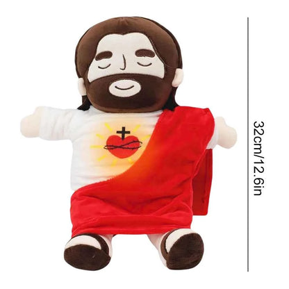 Breathing Jesus Plush Comfort Music and Faith for Kids
