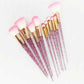 Diamond Unicorn Brush Set Magical Makeup Awaits