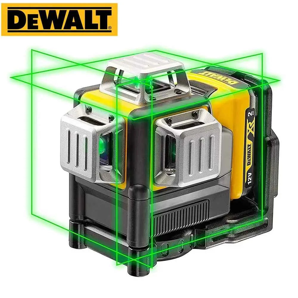 Dewalt DW089LG 12 Lines Professional Laser Level Green Beam Line 12V Lithium Battery 360 Horizontal Vertical Cross Outdoor Tools