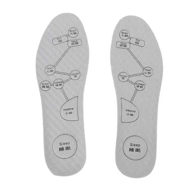 Soft Breathable Acupressure Insoles for Active Feet  Soft Breathable Sports Pads Soft Sweat-absorbing Deodorant Running Insoles
