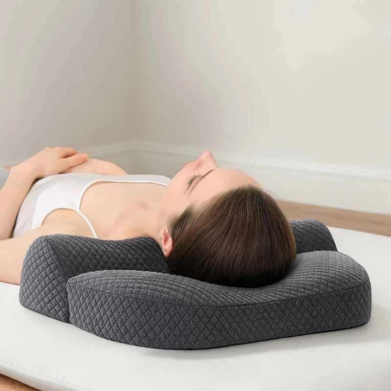 Cervical Pillow, Memory Foam Contour Pillow, Bed Pillows for Side Sleeper Ergonomic Orthopedic Sleeping Pillow