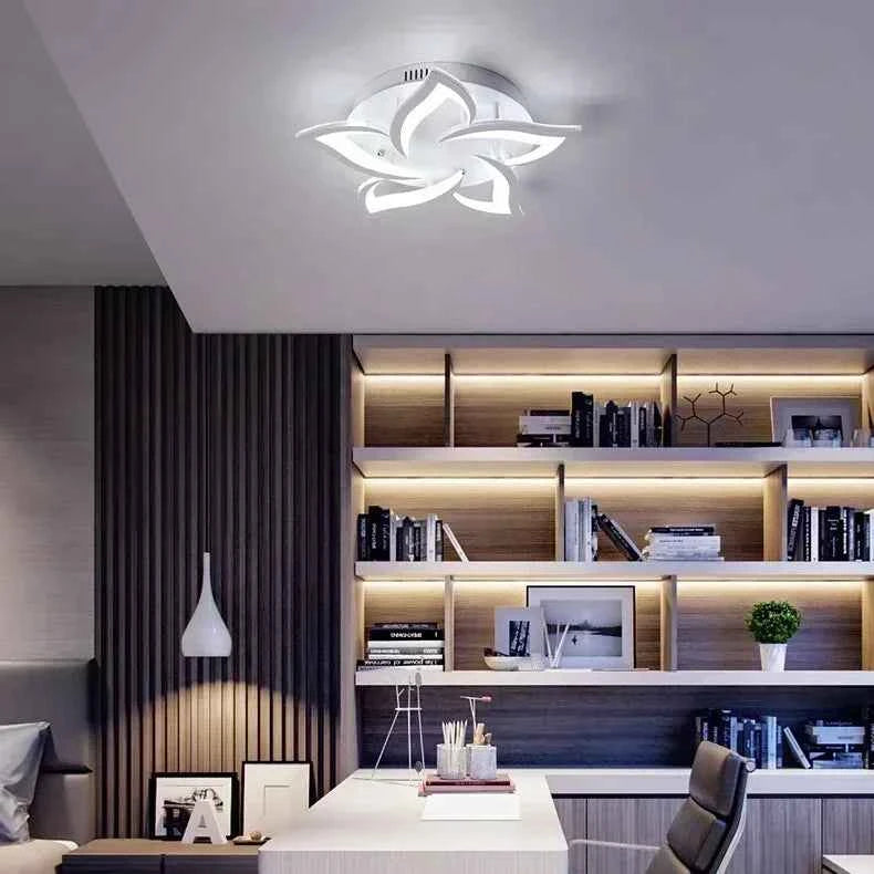 Modern Acrylic LED Ceiling Light Elegant Interior Lighting