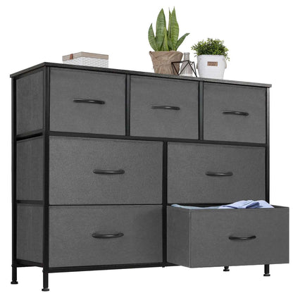 7Drawer Fabric Dresser Bedroom Living Room Storage
