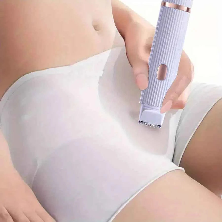 2in1 Womens Electric Shaver Eyebrows Face Legs Pits