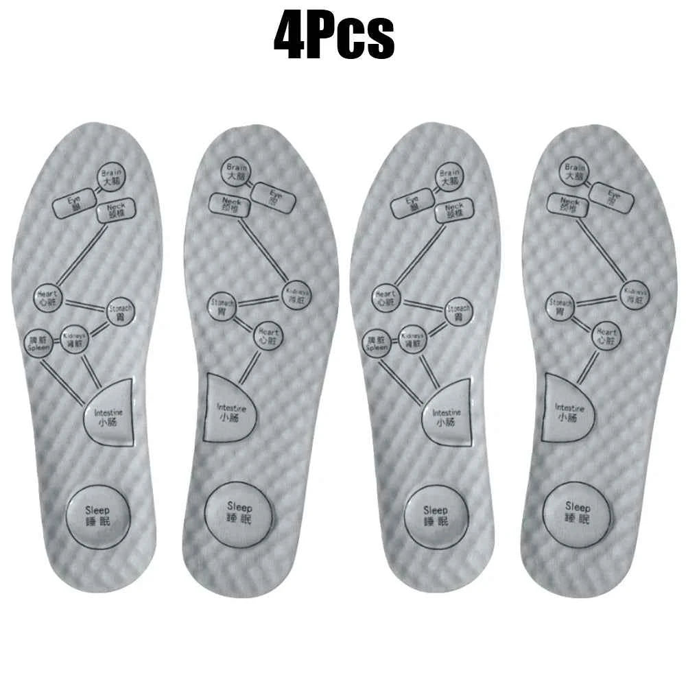 Soft Breathable Acupressure Insoles for Active Feet  Soft Breathable Sports Pads Soft Sweat-absorbing Deodorant Running Insoles