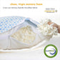 Shredded Memory Foam Pillows King Size Set of 2, Cooling Pillow Firm and Soft Adjustable for Side Back Stomach Sleepers