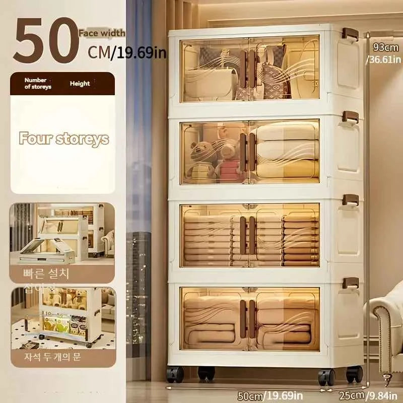 ClearDoor Foldable Storage Organize Clothes Books Toys Easily