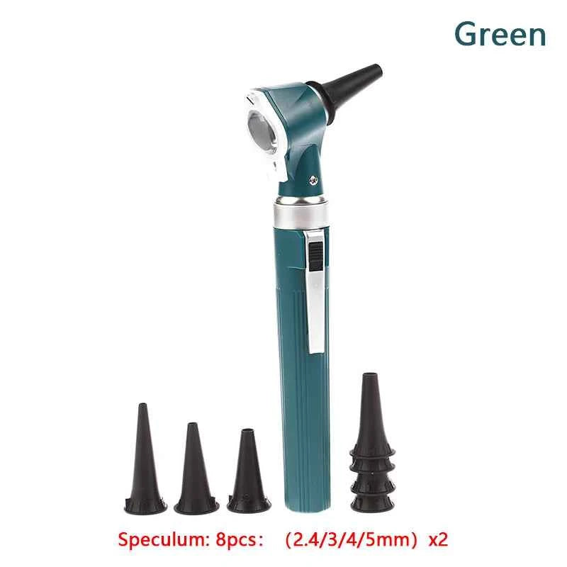 Portable Medical Otoscope Diagnostic Kit with LED  8 Tips