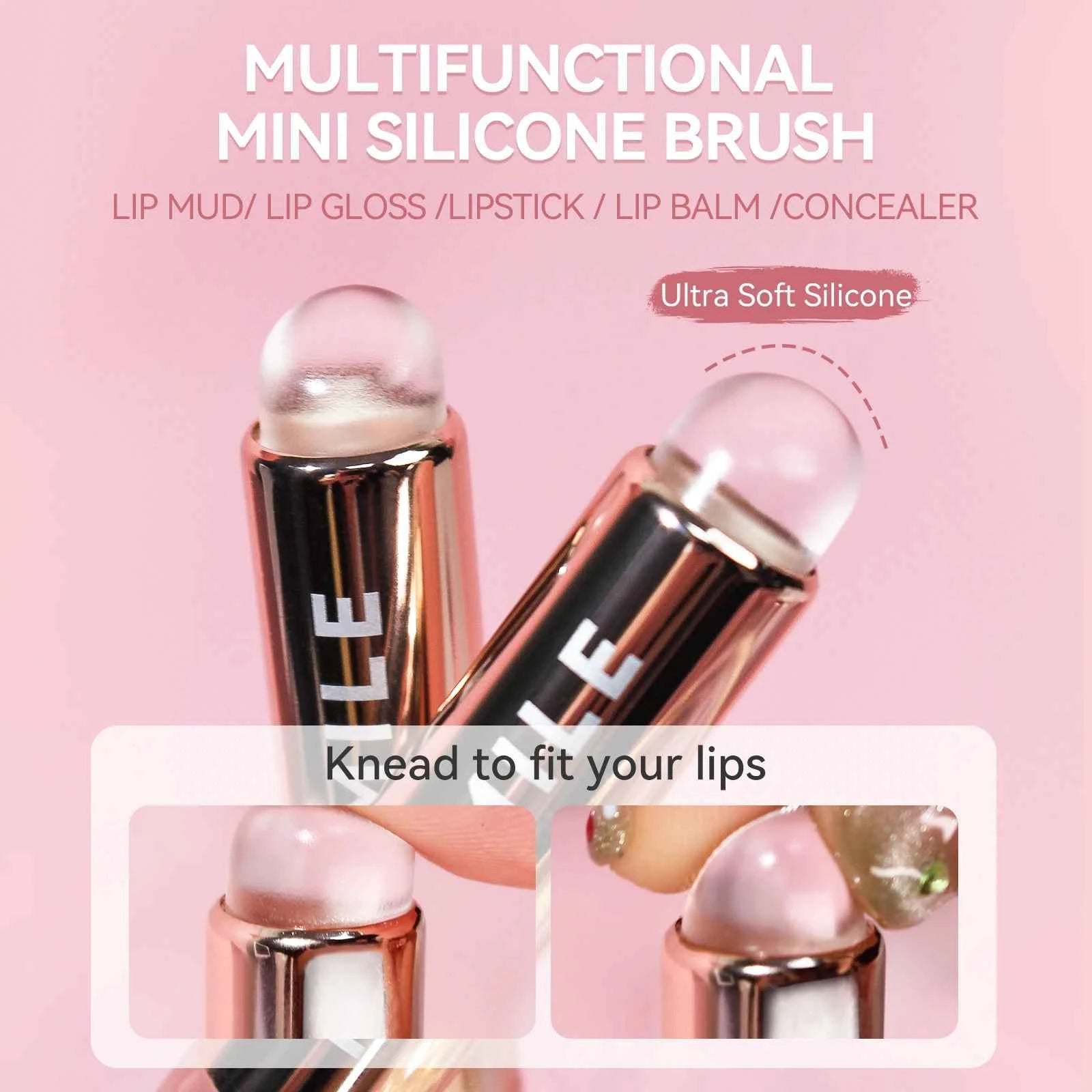Silicone Lip  Concealer Brush Set Flawless Application