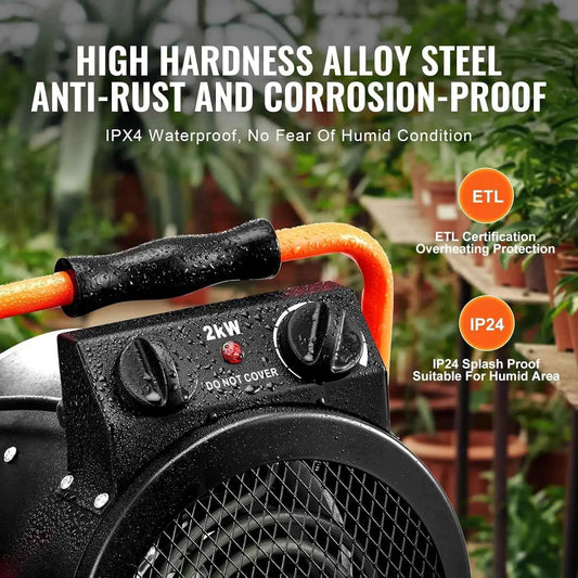 Seedling Heat Quick Safe DualSpeed Greenhouse Warmer