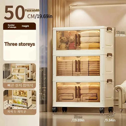 ClearDoor Foldable Storage Organize Clothes Books Toys Easily