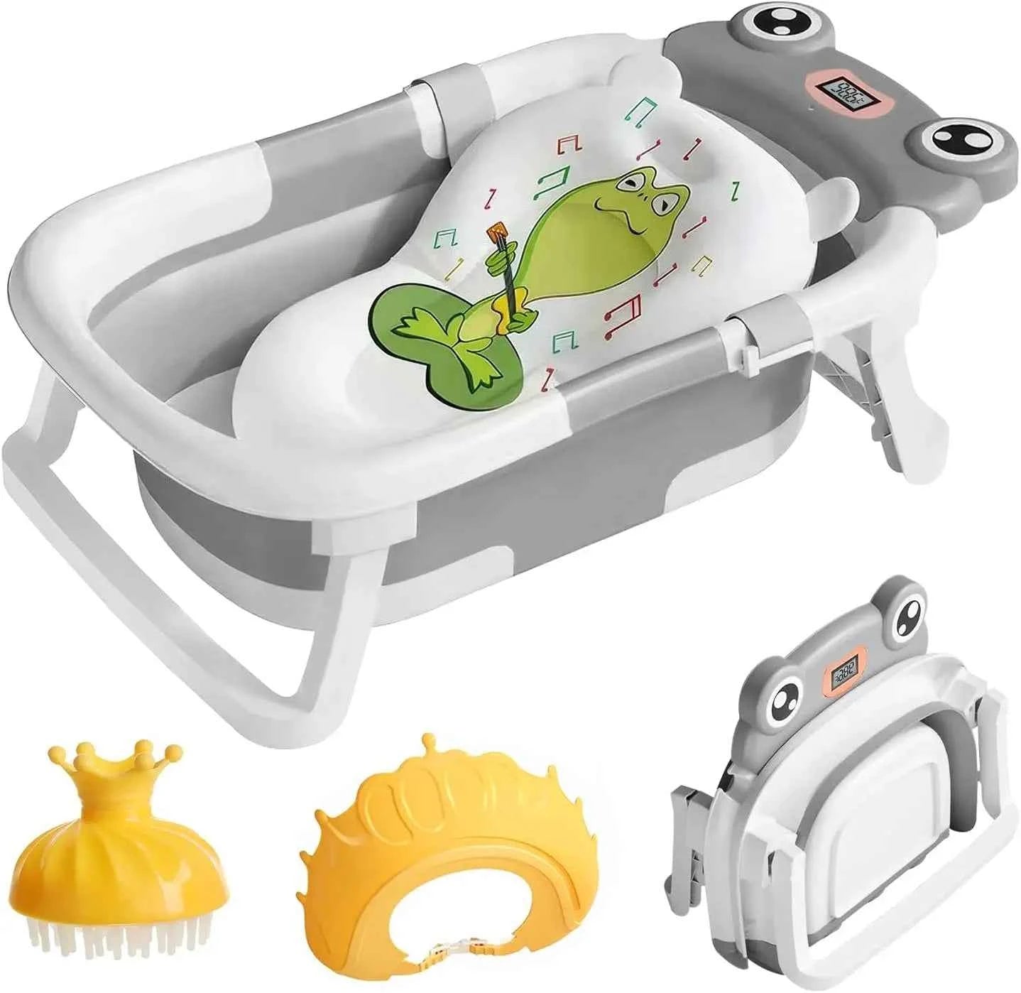 Foldable Baby Bathtub Safe Comfy and Complete