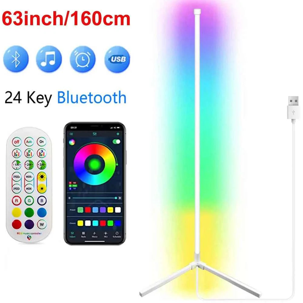 Smart Corner Lamp Modern Mood Lighting Vibrant  Dimmable