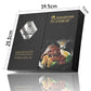 24pc Black Gold Stainless Steel Cutlery Set