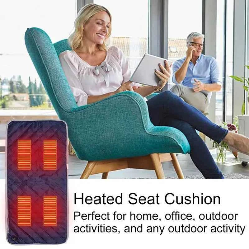 Heated Camping Chair Pad Warmth Anywhere Anytime