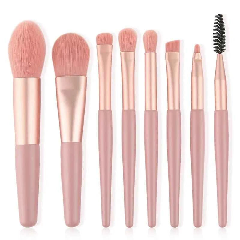 Pro Pink Makeup Brush Set Beauty at Your Fingertips