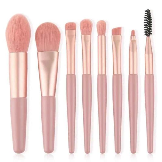 Pro Pink Makeup Brush Set Beauty at Your Fingertips