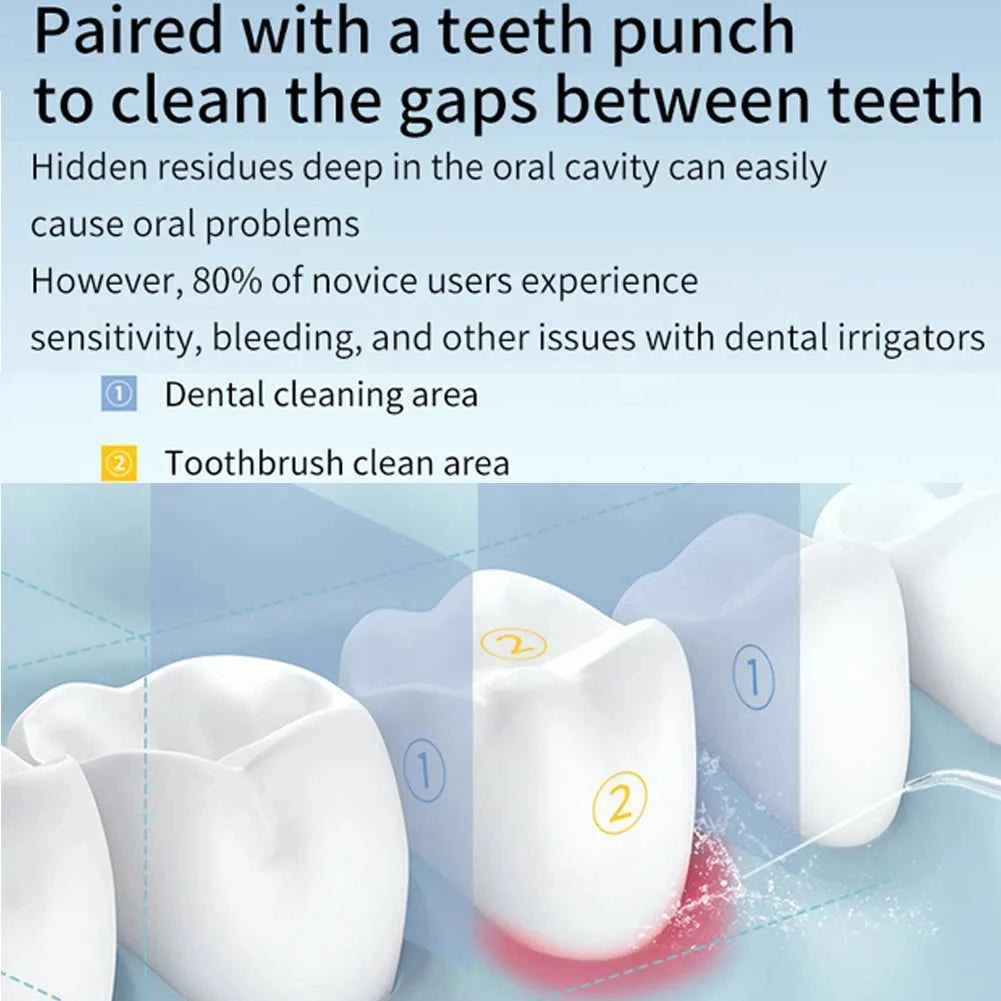 Rechargeable Portable Water Flosser Cleaner Brighter Smile