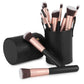 Complete Face Makeup Brush Set with Leather Case