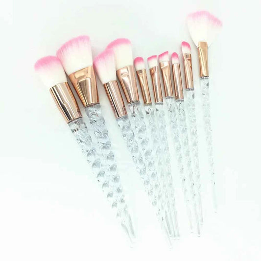 Diamond Unicorn Brush Set Magical Makeup Awaits