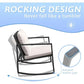 Cozy Wicker Bistro Set Relax on Your Patio
