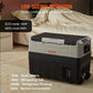 VEVOR Mini Refridge Portable Foldable Handle with Wheel Compressor Freezer Mini Refrigerator 35L/45L/55L  for Camping Picnics