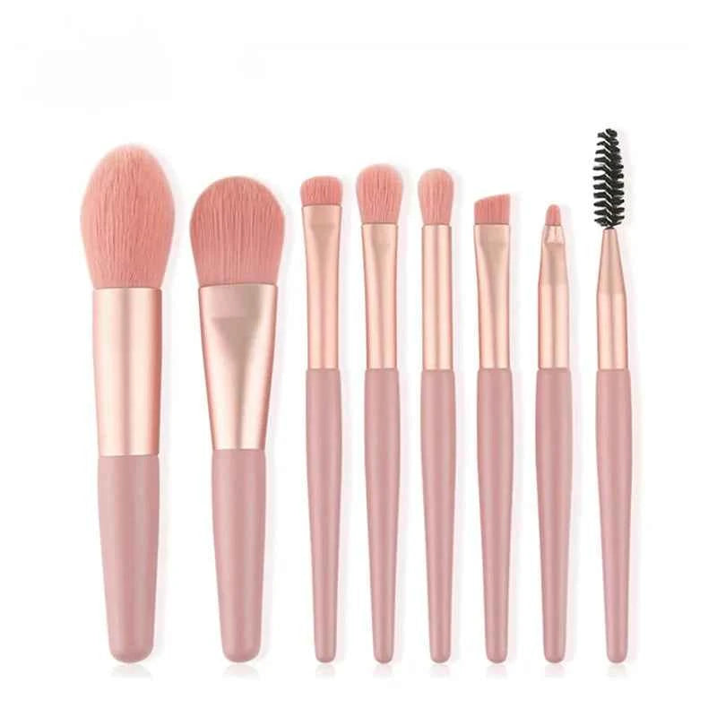 Pro Pink Makeup Brush Set Beauty at Your Fingertips