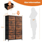 JHK Fabric Drawer Bedside Table  Storage Cabinet