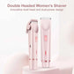 DualHead Painless Lady Electric Shaver WetDry Bikini Trimmer