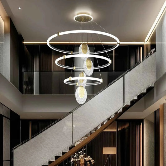 LUVODI LED Chandelier Art Light and Water