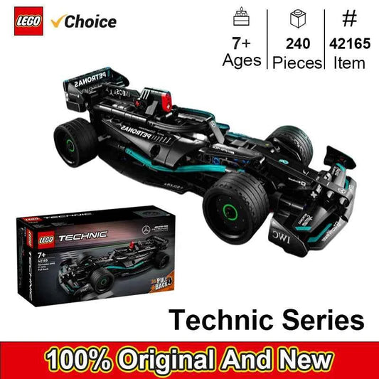 LEGO Technic Mercedes F1 W14 Build Race Play