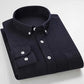 Men's Striped  Casual Long Sleeve Business Formal Plaid Shirt