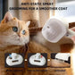 FurEase Comb – Spray, Comb, Shed-Free! Close-up of the detangling comb for animals demonstrating anti-static spray functionality for smoother grooming.