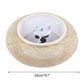 Retro Bamboo Round Ceiling Light  HandWoven Charm