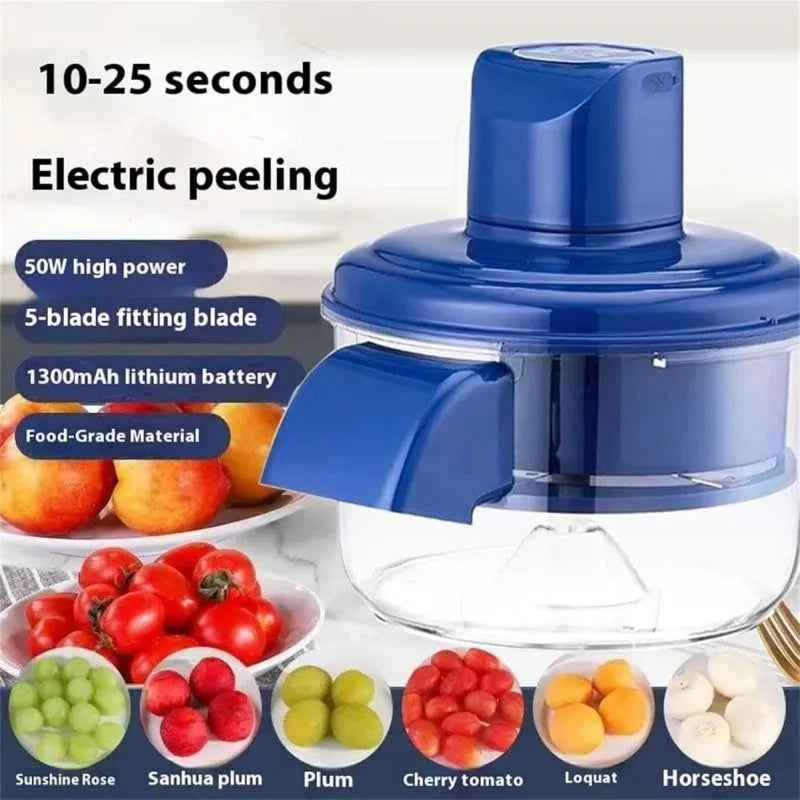 Automatic Electric Grape Peeler - Hands-Free Fruit Skin Remover | Berry Peeling Machine | Kitchen Gadget | Fruit Prep Tool | Gift for Cook