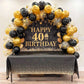 Black  Gold Party Decorations Balloons Garland  More