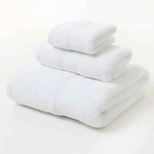 Luxury Cotton Towel Set Soft Absorbent Complete