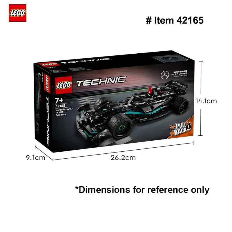 LEGO Technic Mercedes F1 W14 Build Race Play
