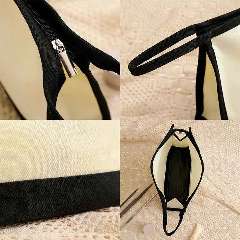 Yo Soy La Tia Loca De PABLITO Custom Name Clutch Color Block Fashion Storage Pouch with Zipper Travel Makeup Bag Organizer Gift